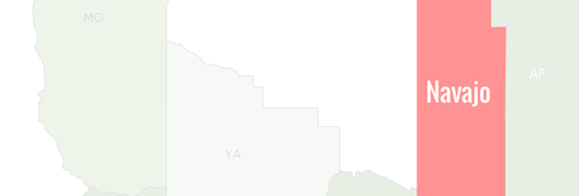 Navajo County Map